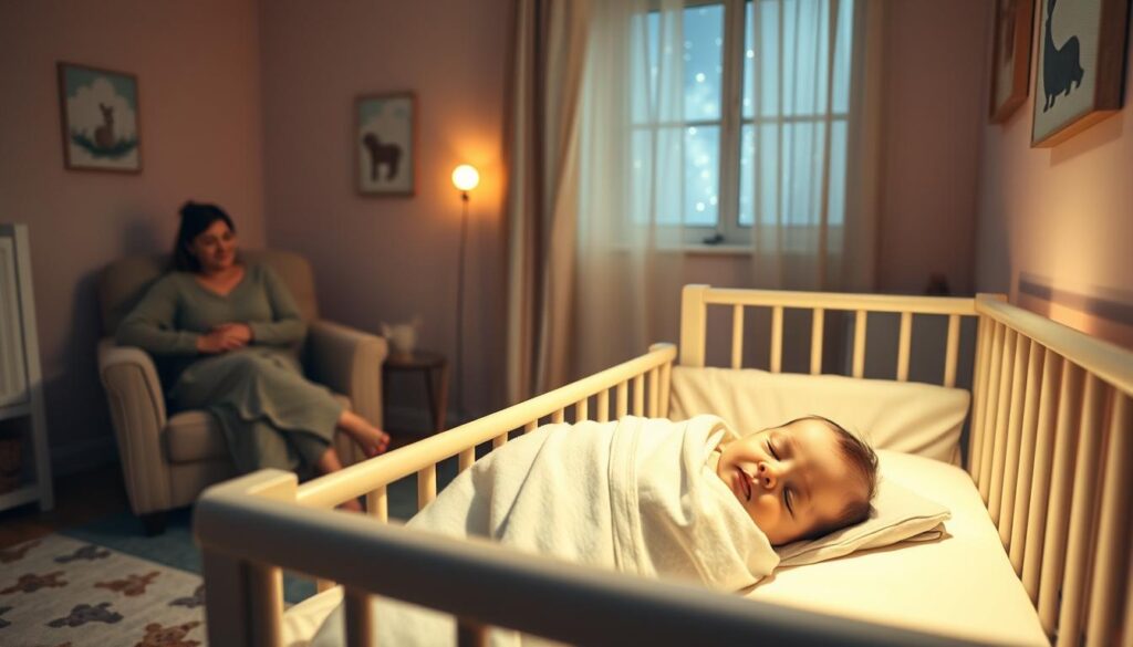 hvordan lærer man baby at falde i søvn selv